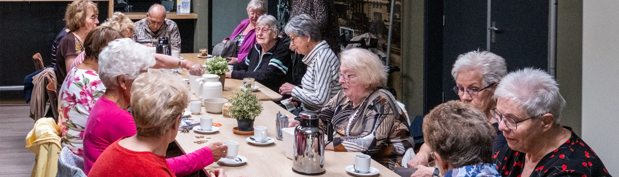 Stichting WIJ bewegen in balans kopje koffie achteraf