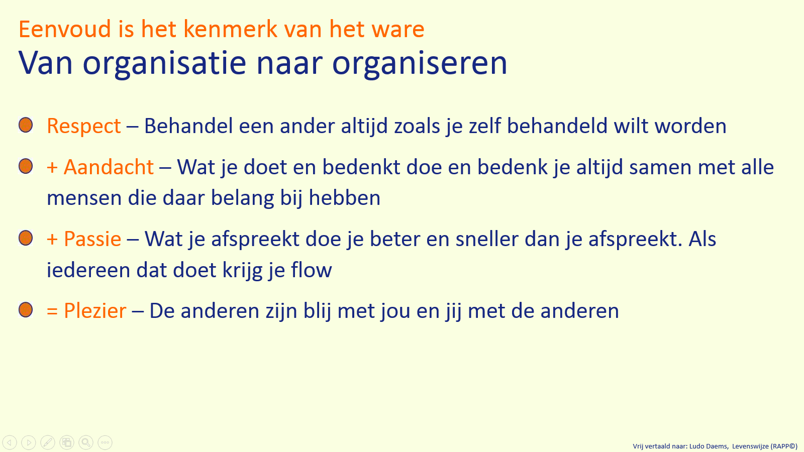 Van organisatie naar organisseren