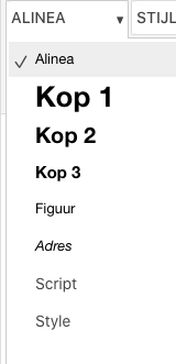 Handleiding tekst tags